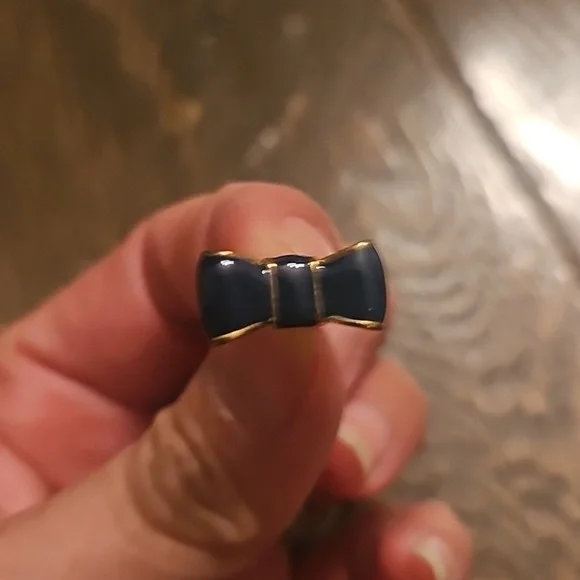 Kate Spade Black Bow Studs - Picture 3 of 3